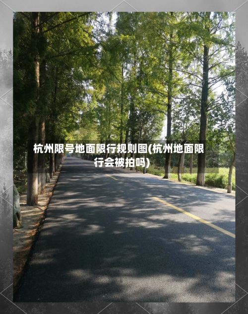 杭州限号地面限行规则图(杭州地面限行会被拍吗)-第2张图片