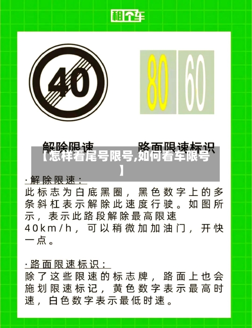 【怎样看尾号限号,如何看车限号】
