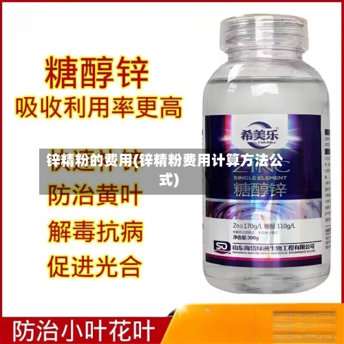 锌精粉的费用(锌精粉费用计算方法公式)