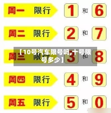 【10号汽车限号吗,十号限号多少】