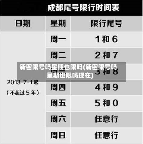 新密限号吗星期也限吗(新密限号吗星期也限吗现在)-第3张图片