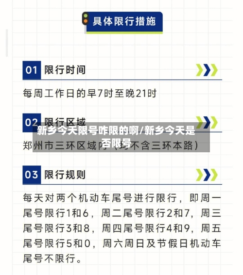 新乡今天限号咋限的啊/新乡今天是否限号