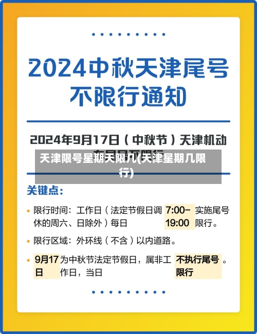 天津限号星期天限几(天津星期几限行)