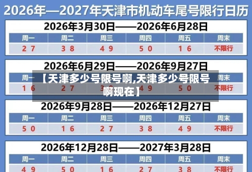 【天津多少号限号啊,天津多少号限号啊现在】