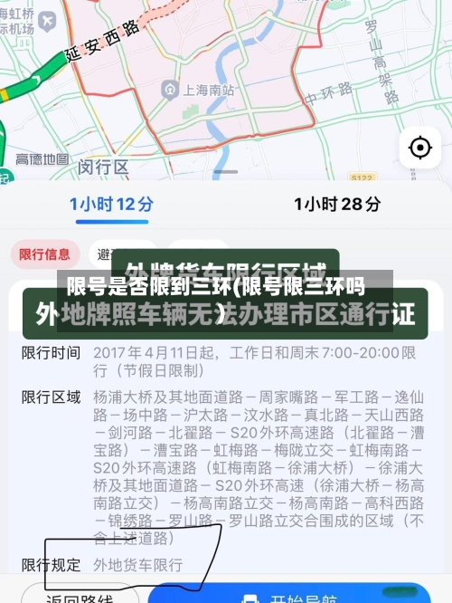 限号是否限到三环(限号限三环吗)-第2张图片