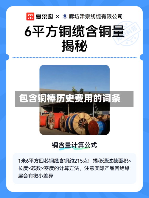 包含铜棒历史费用的词条