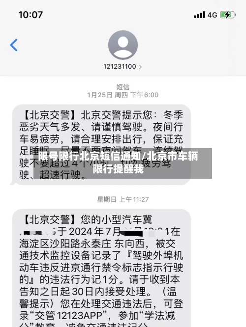 限号限行北京短信通知/北京市车辆限行提醒我
