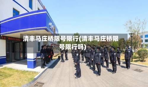 清丰马庄桥限号限行(清丰马庄桥限号限行吗)-第3张图片