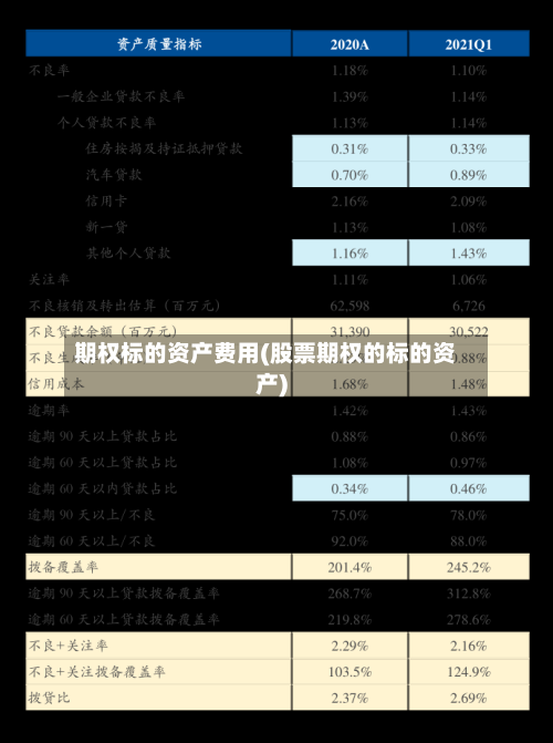 期权标的资产费用(股票期权的标的资产)