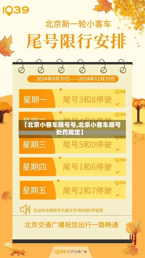 【北京小客车限号号,北京小客车限号处罚规定】