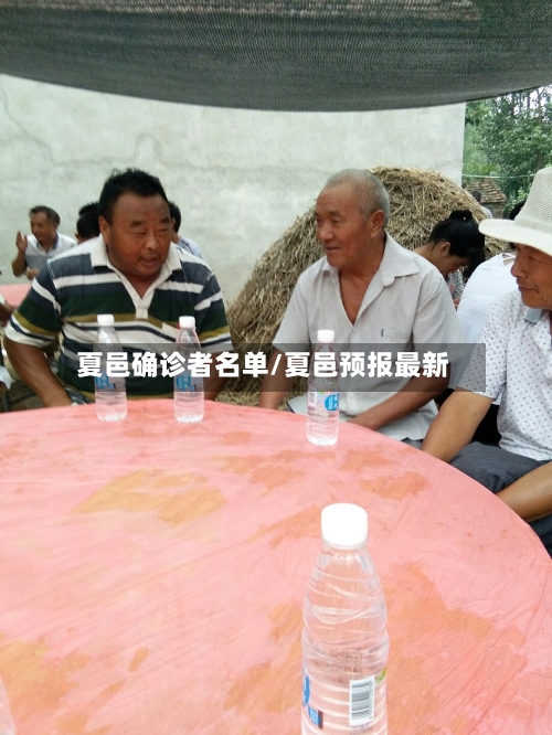 夏邑确诊者名单/夏邑预报最新-第3张图片