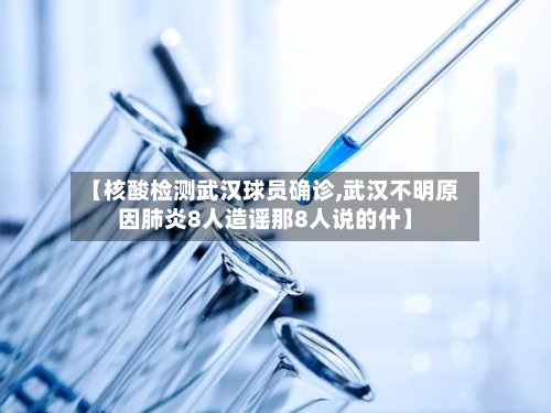 【核酸检测武汉球员确诊,武汉不明原因肺炎8人造谣那8人说的什】