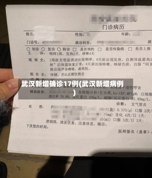 武汉新增确诊17例(武汉新增病例)