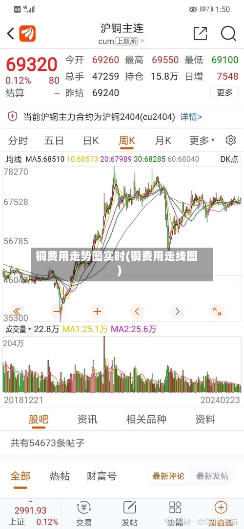 铜费用走势图实时(铜费用走线图)-第2张图片