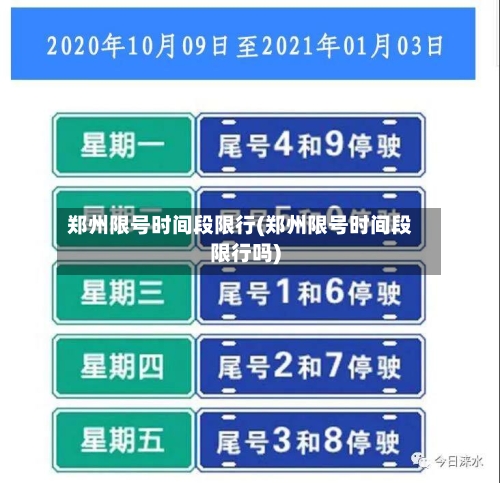郑州限号时间段限行(郑州限号时间段限行吗)-第2张图片