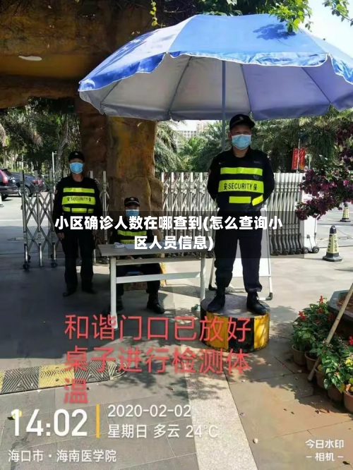 小区确诊人数在哪查到(怎么查询小区人员信息)-第2张图片