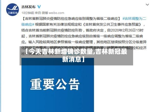 【今天吉林新增确诊数量,吉林新冠最新消息】-第3张图片