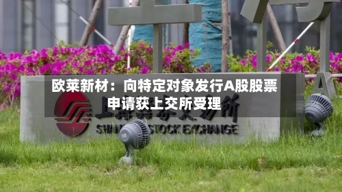 欧莱新材：向特定对象发行A股股票申请获上交所受理-第3张图片