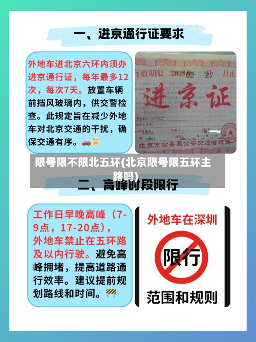 限号限不限北五环(北京限号限五环主路吗)