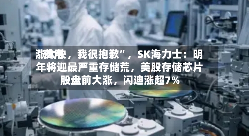 “费用涨太快，我很抱歉”，SK海力士：明年将迎最严重存储荒，美股存储芯片股盘前大涨，闪迪涨超7%