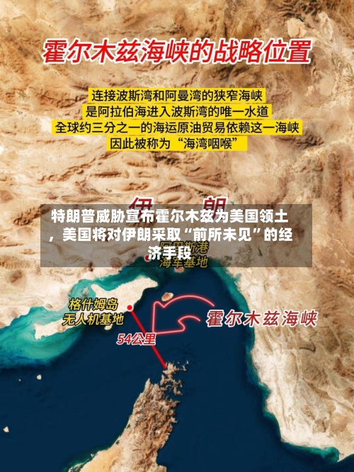 特朗普威胁宣布霍尔木兹为美国领土，美国将对伊朗采取“前所未见”的经济手段-第2张图片