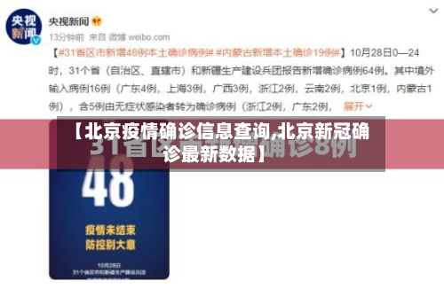 【北京疫情确诊信息查询,北京新冠确诊最新数据】