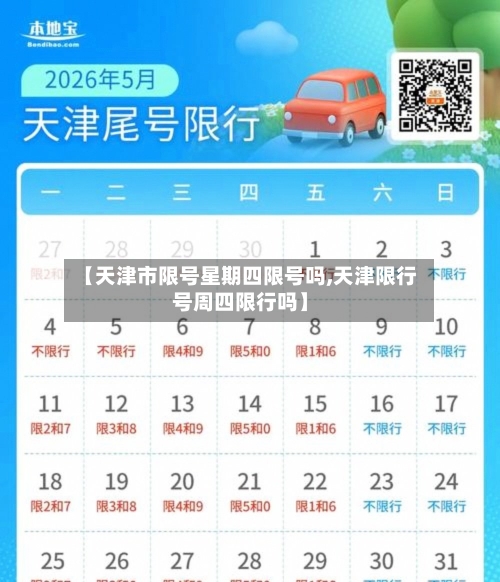 【天津市限号星期四限号吗,天津限行号周四限行吗】