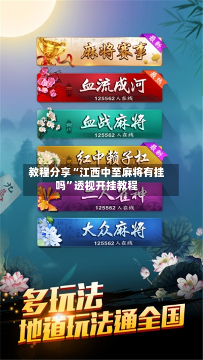 教程分享“江西中至麻将有挂吗”透视开挂教程-第2张图片