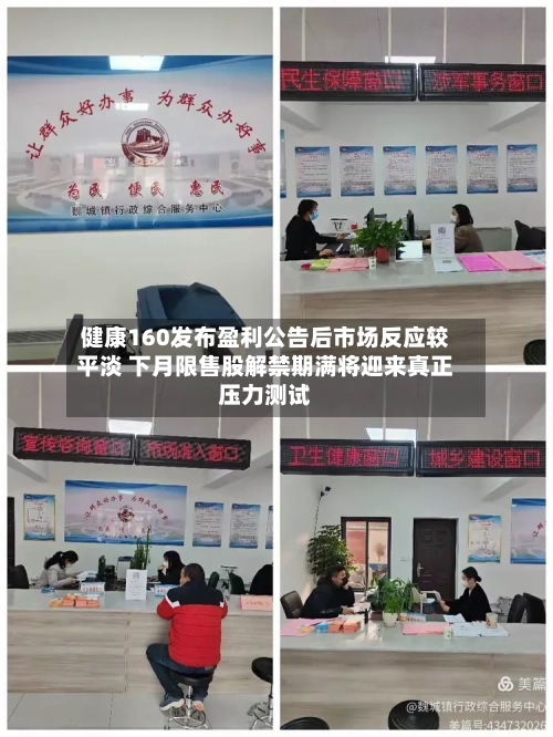 健康160发布盈利公告后市场反应较平淡 下月限售股解禁期满将迎来真正压力测试