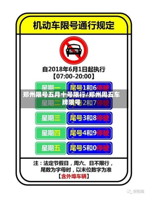 郑州限号五月十号限行/郑州周五车牌限号