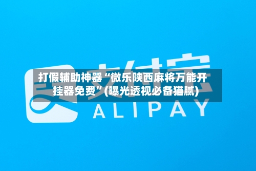 打假辅助神器“微乐陕西麻将万能开挂器免费”(曝光透视必备猫腻)