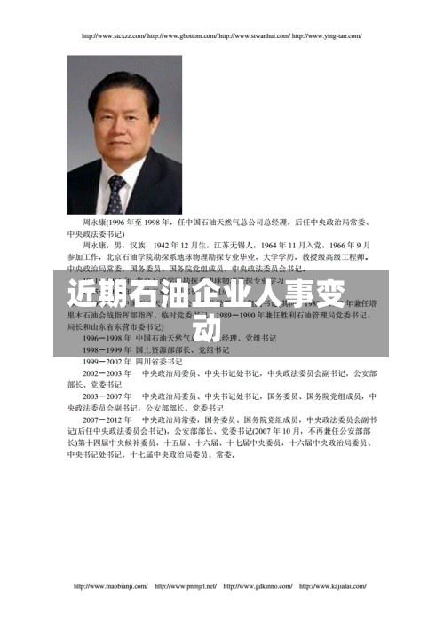 近期石油企业人事变动-第3张图片