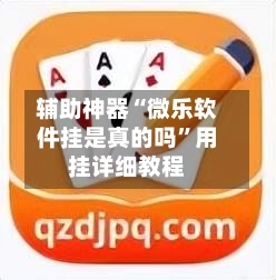 辅助神器“微乐软件挂是真的吗”用挂详细教程-第1张图片