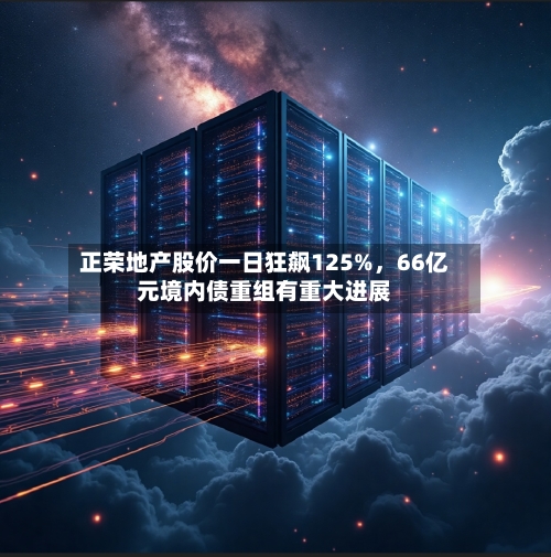 正荣地产股价一日狂飙125%	，66亿元境内债重组有重大进展-第3张图片