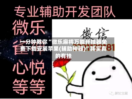 一分钟教你“微乐麻将万能开挂器免费下载安装苹果(辅助神器)	”其实真的有挂-第3张图片