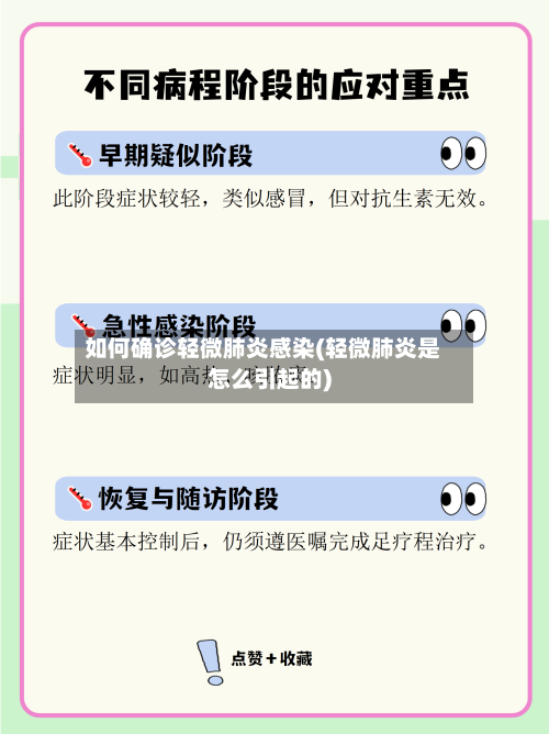 如何确诊轻微肺炎感染(轻微肺炎是怎么引起的)