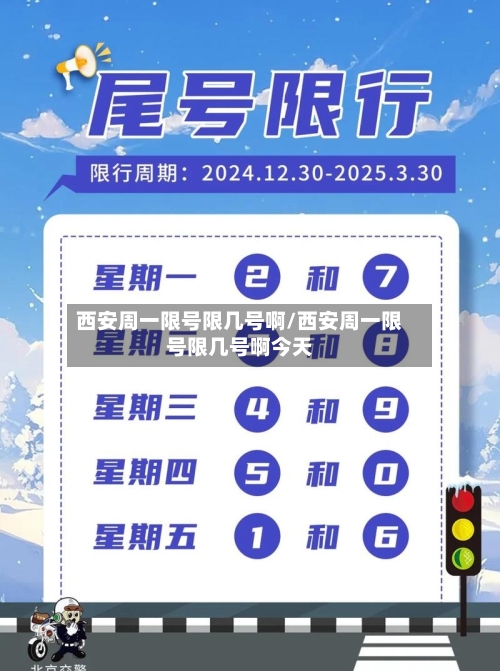 西安周一限号限几号啊/西安周一限号限几号啊今天-第3张图片