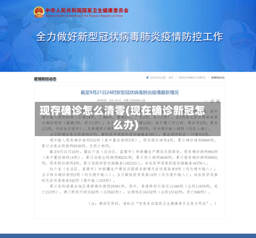 现存确诊怎么清零(现在确诊新冠怎么办)-第2张图片