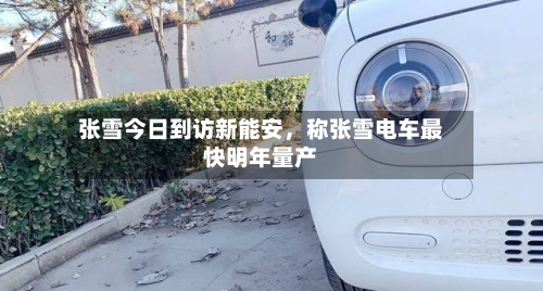 张雪今日到访新能安，称张雪电车最快明年量产-第2张图片