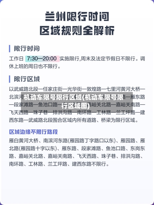 机动车限号限行区域(机动车限号限行区域图)