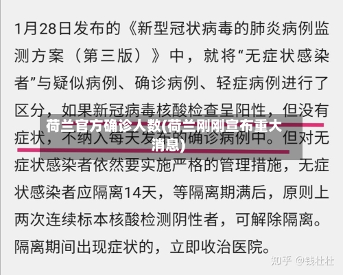 荷兰官方确诊人数(荷兰刚刚宣布重大消息)-第2张图片