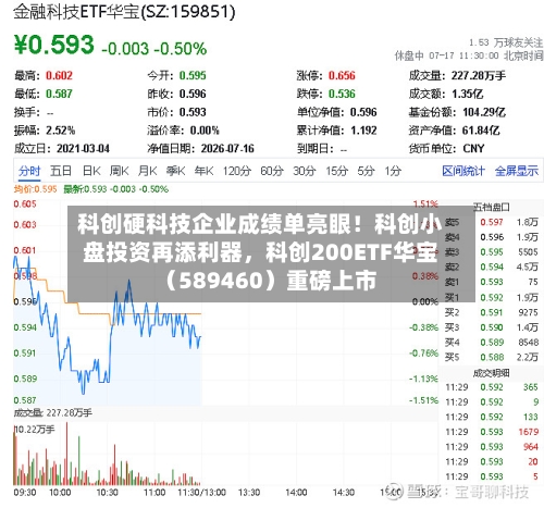 科创硬科技企业成绩单亮眼！科创小盘投资再添利器，科创200ETF华宝（589460）重磅上市-第3张图片