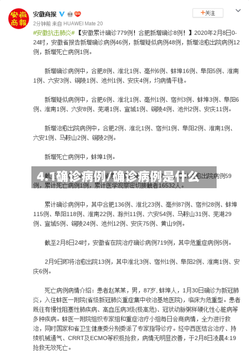 4.1确诊病例/确诊病例是什么-第2张图片