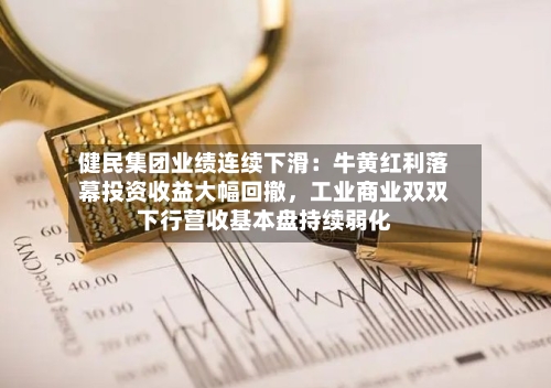 健民集团业绩连续下滑：牛黄红利落幕投资收益大幅回撤，工业商业双双下行营收基本盘持续弱化-第3张图片