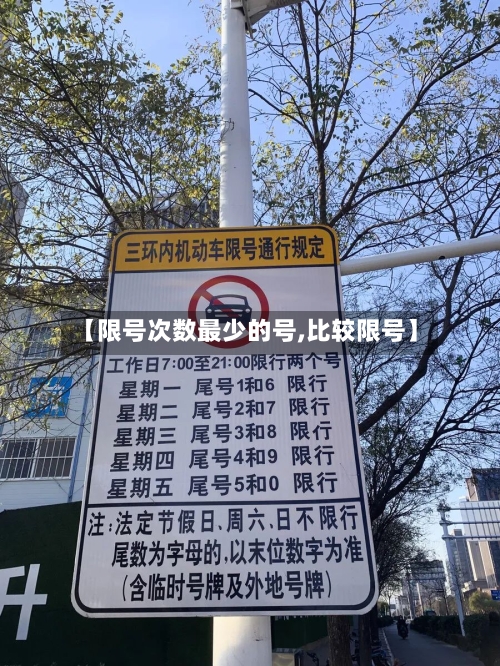 【限号次数最少的号,比较限号】