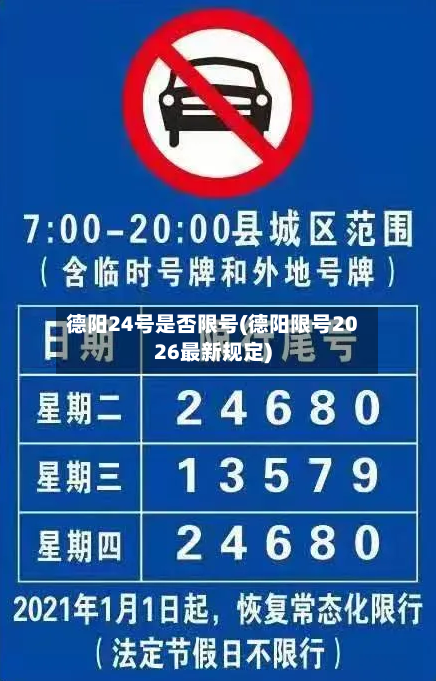 德阳24号是否限号(德阳限号2026最新规定)-第2张图片