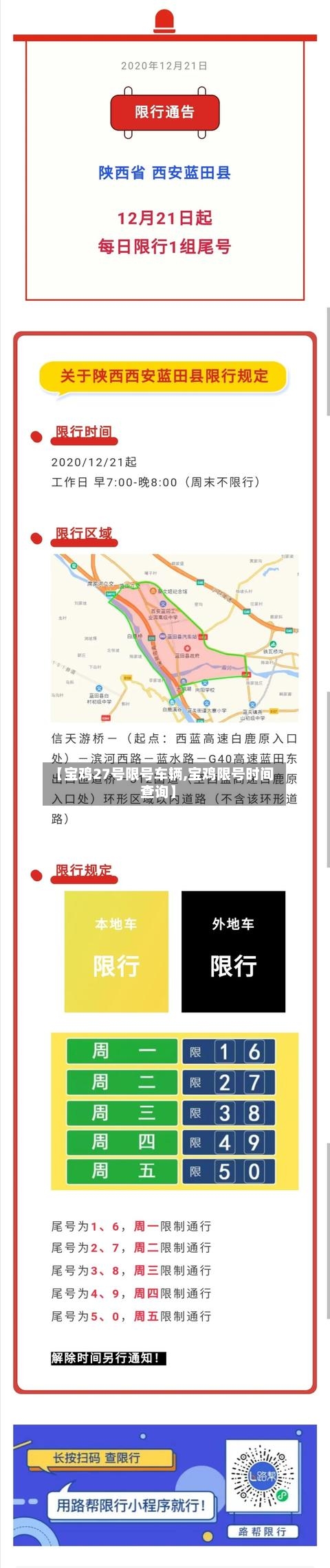 【宝鸡27号限号车辆,宝鸡限号时间查询】
