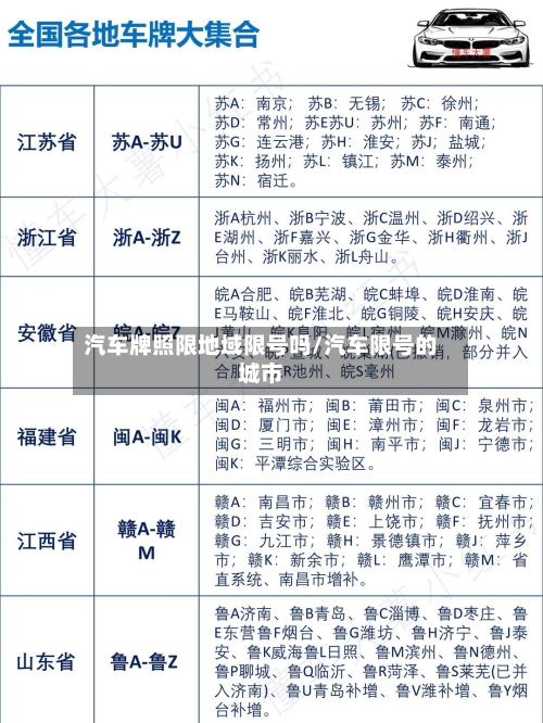 汽车牌照限地域限号吗/汽车限号的城市