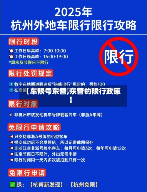 【车限号东营,东营的限行政策】