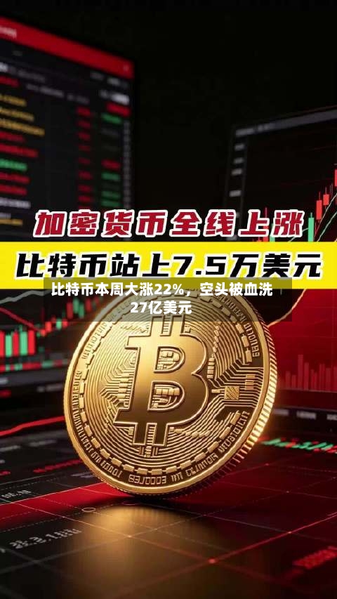 比特币本周大涨22%	，空头被血洗27亿美元-第2张图片